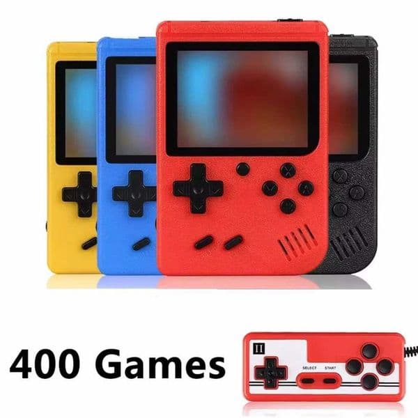 Portable Built-in 400 FC Games 8-Bit Retro Handheld Game Console Case 30 Inch LCD Screen Video Game Player Kids New Year Gift T260424