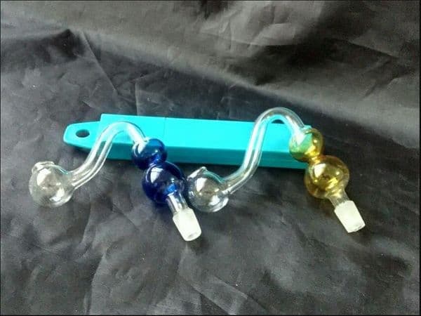 Color gourd pot glass bongs accessories Glass Smoking Pipes colorful mini multi-colors Hand Pipes Best Spoon glas