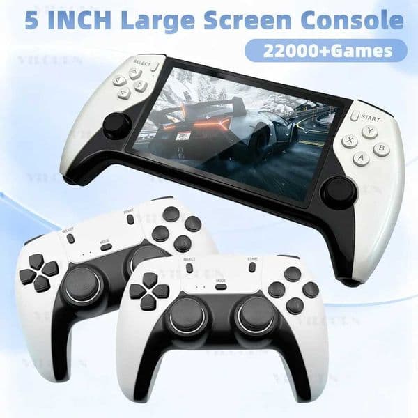 5 inch I Large Screen Retro Handheld Game Console FHD Portable Game Player 22000 Games For 1 MAME GBA Arcade Console Gift T260424ZHG5