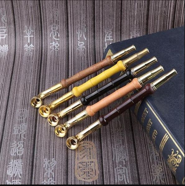 New Mini-Slub Solid Wood Dry Tobacco Rod Portable Classic Men's Small Tobacco Rod Dual-purpose Bucket Cooker