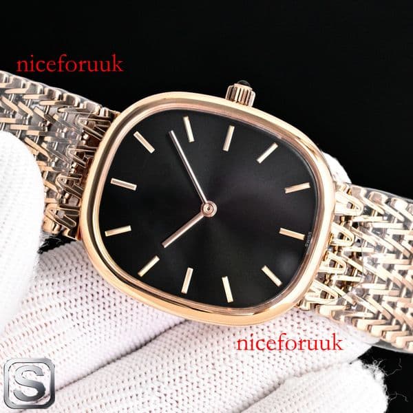 clone 5738 Ellipse new watch quality luxury business top automatic Golden designer strap casual super clean sense 651