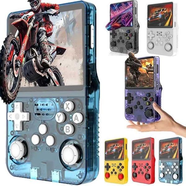 R36S Retro Video Game Console 35 Inch I Screen Linux System Handheld Game Consola Open Source Portable Game Player Boys Gift T260424
