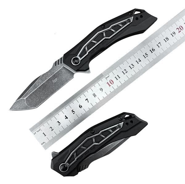 1376 Convenient Fishing Nylon Brazing Handle Outdoor Camping Hunting folding knife fishing BBQ Survival EDC Folding Knife