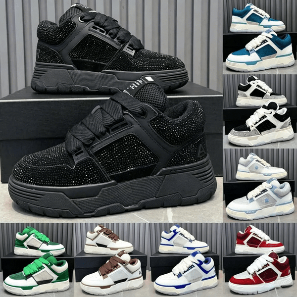 AAAAA top-quality ma-1 designer skeltop2 best selling couple's bone men women am brand shoes leather mesh daily outfit various color