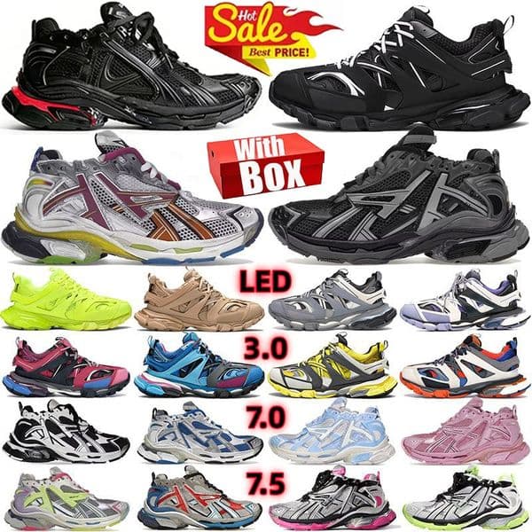 balenciagruners track 7.0 7.5 Led 3.0 Designer Brand Sneakers Men Women Runner trainers Paris All Black White Blue Grey Multicolor Plateform Shoes 3xl Tennis Shoes 36-45