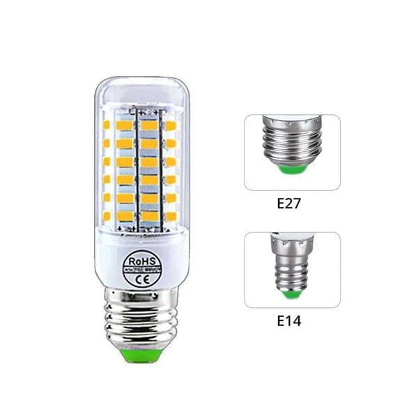 High Power E14 E27 LED 24 36 56 72LEDs Household Energy-saving Lamp AC220-240W Living Room Bedroom Indoor Lighting Bulb