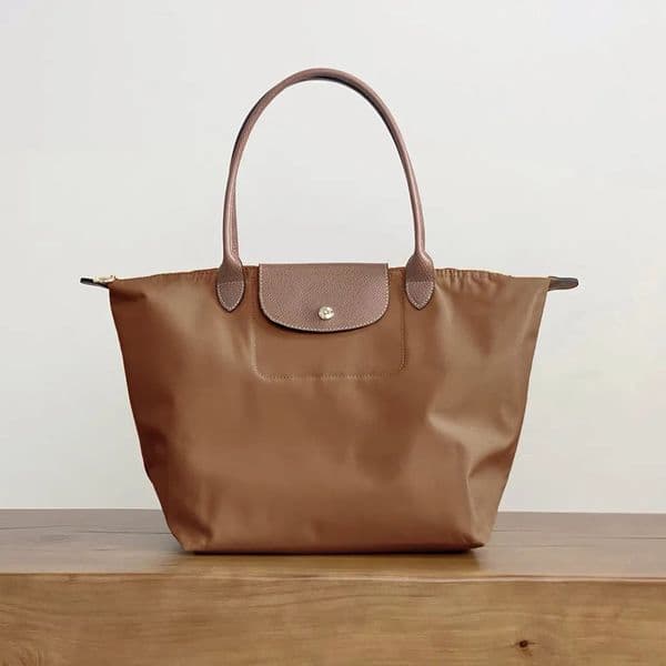 Durable Foldable Nylon Shoulder Bag Tote Bags Designer Bags Crossbody Bags Canvas Bags Large Capacity Handbags Commuter Bags Waterproof Oxford Cloth Design Ideal