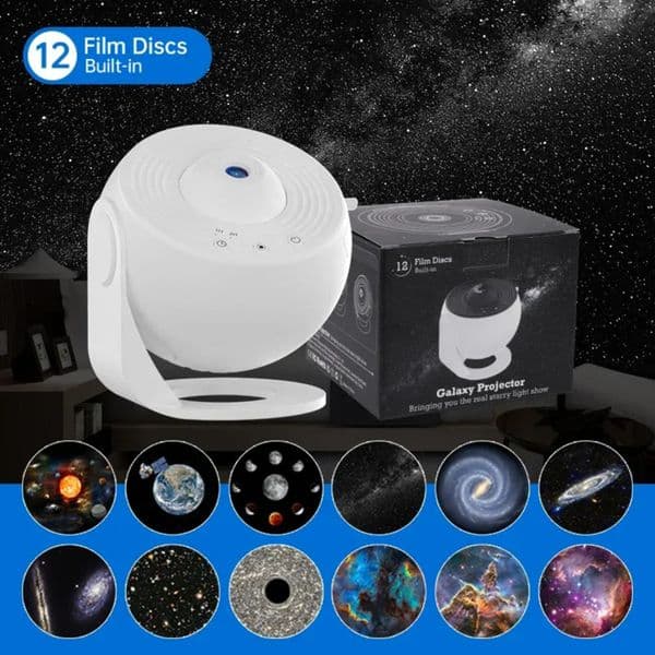 Luxury Designer Decor Night Light Galaxy Starry Sky Projector 360 Rotate Planetarium Lamp For Kids Bedroom Valentines Day Gift Wedding Deco 6 11