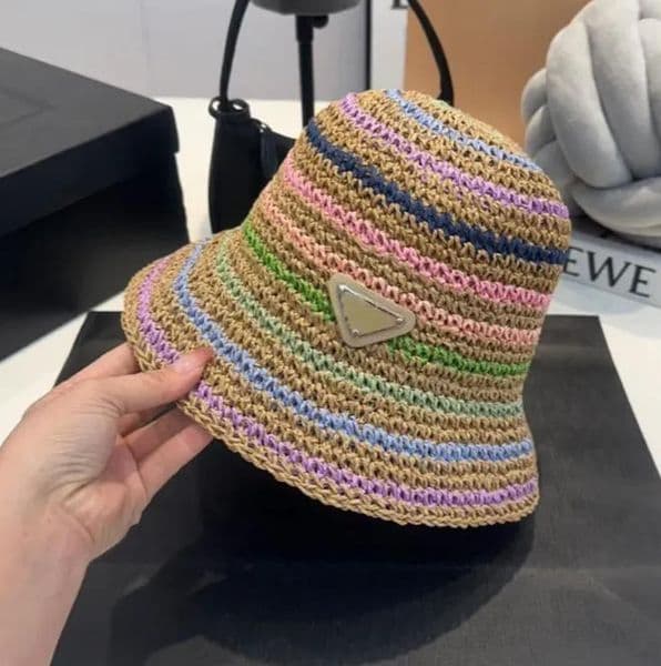 Summer Bucket Hats Designer Beach Straw Hat Luxury Caps Casquette Grass Braid Cap Fitted Crochet Hat Summer Fashion Womens Sunhat Visor Snapback Accessories 2026