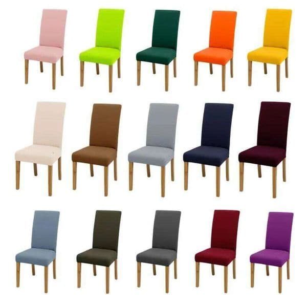 Elastic Milk-Silk Universal Size Cheap Solid color Cover Stretch Seat Slipcover Chair Protector For Home Decor 26Y0427