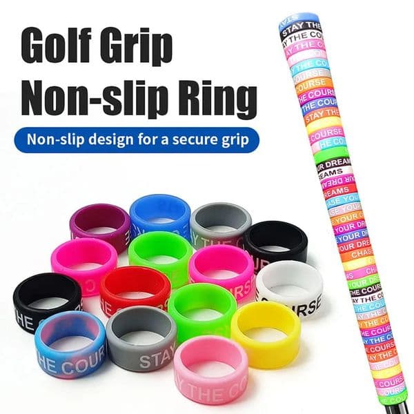Golf Club Grip Anti Slip Ring Traction Ultra Soft Silicone Wrap Professional Enhancer 260427