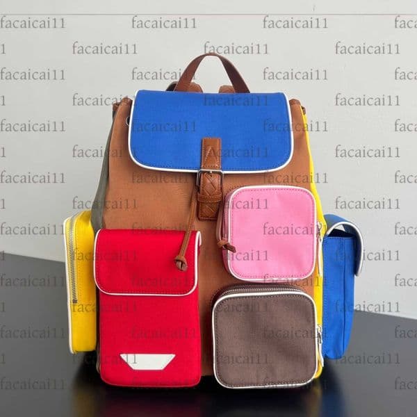 10A Large Stylish Utility Backpack with Buckle and Flap Top Fashion School Travel Bag