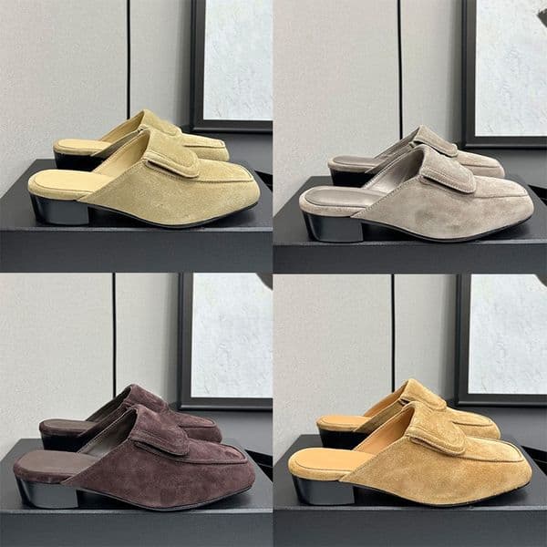 Designer Backpack Buckle Cool Drag Womens Boken Sandals Ladies Summer Items Slides Travel Vacation Half Drag Calfskin Multiple Colors Available Sizes 35 41