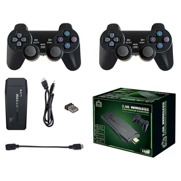 New M Console Wireless Arcade PSP Dual Remote Controller Home TV Retro HD Video Game Model
