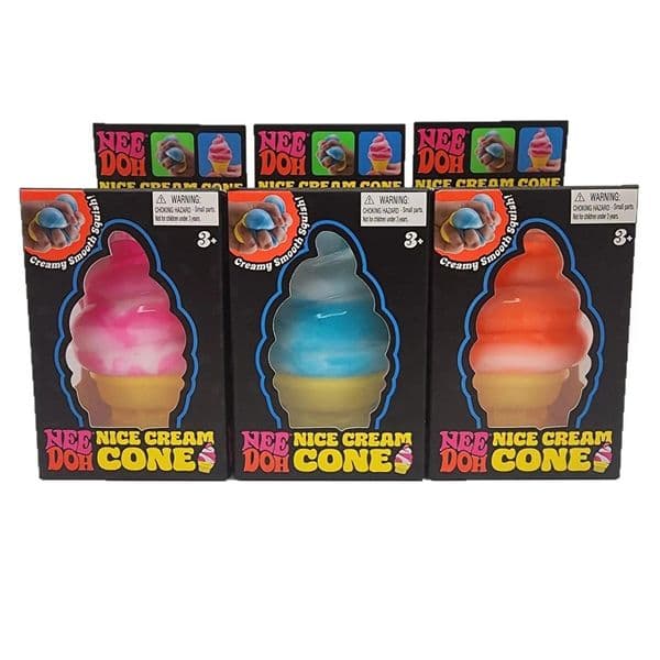 STOCK Needoh Novelty Soft Ice Cream Squeeze Ball, Anti Anxiety Toys, Party Gifts - In Stock Hj26425 Free Shipping