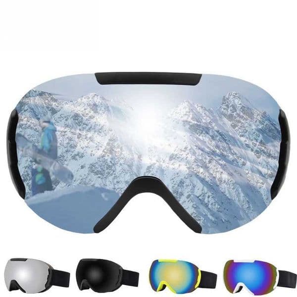 Men Women Outdoor Sports Ski Goggles Double-layer Anti-fog Snowboarding Snowmobile Glasses UV400 Motorcycle Cycling Eyewear S260427