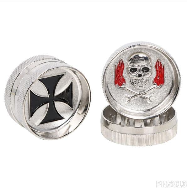 Smoking pipes 40mm2 layer zinc alloy smoke grinder portable grinder