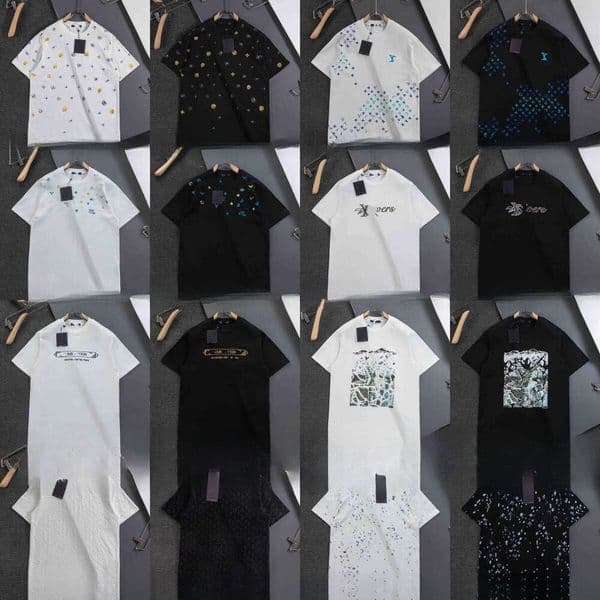 Designer 2026 Cross-border. version. High-end version 26 new model. Classic luxury logo cotton loose-fitting short-sleeve