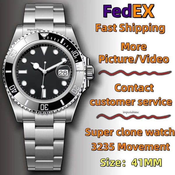 Clean Factory Super Clone 41MM Mens Designer Watches Top-3235 Movement Automatic hinery Ceramic Bezle Sapphire Glass Glide Lock Diving Watch With Box 83