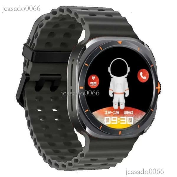 2025 NEWEST Ultra Smart with 1.46-inch Round Screen, Gesture Control, Bluetooth Calling, Heart Rate Monitor, Compass, Activity Watch Sports Wristband Watches