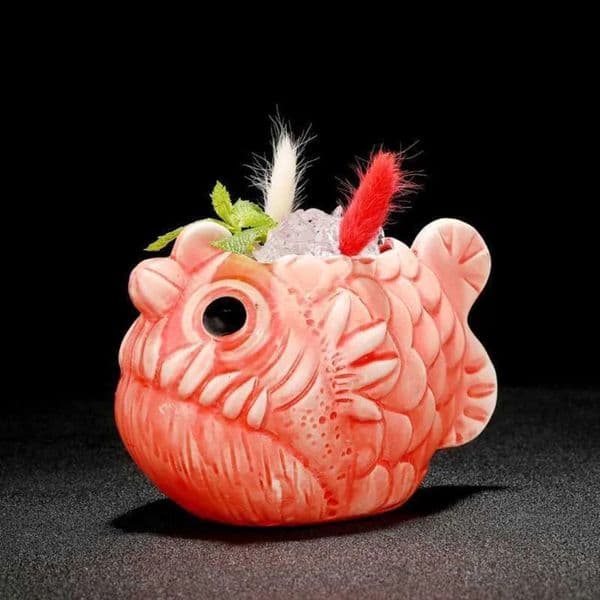 Luxury Designer Decor 660Ml Hawaii Mugs Cocktail Cup Beer Beverage Wine Mug Ceramic room Tiki Decoration For Home 6 17