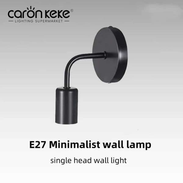 Retro E27 Wall Lamp Wrought Iron Wooden Modern Minimalist Lighting Fixture Living Room Bedroom Study Corridor Indoor Lighting H260427