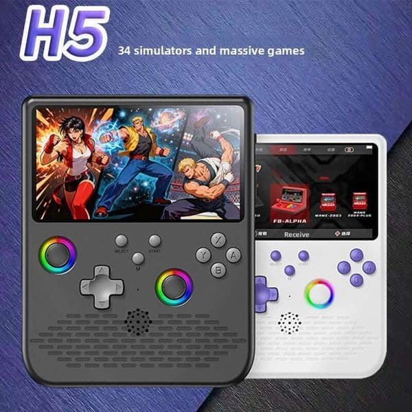New H Handheld Game PS High Definition Large Screen Open Source Console Retro Dual Joystick Two Player Arcade