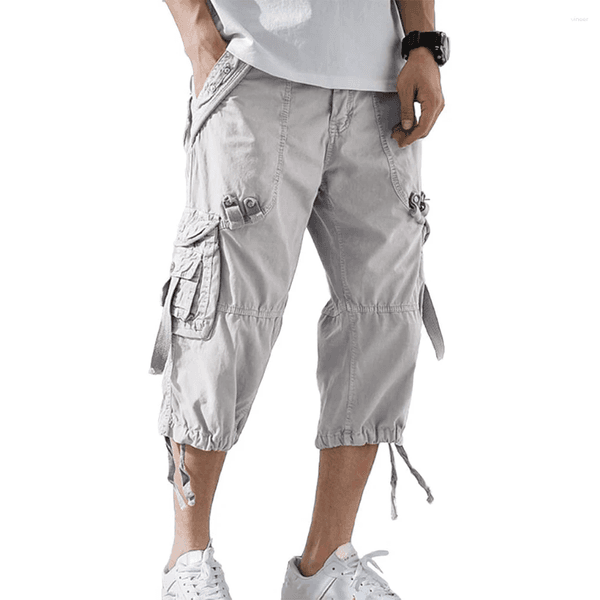 Men's Shorts Sturdy Men Casual Breathable Fabric Multiple Pockets Comfortable Fit Cargo