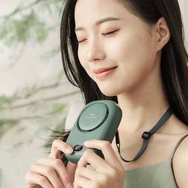 New Mini Portable Rechargeable Ventilador Bladeless Turbo Ultra Quiet Student Hand Held Fan for Outdoor Sports Travel