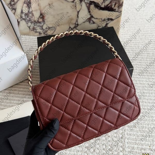 Flap Mouth Cap Bag Purses Designer Bag Totebag Hand Bags Designer Women Shoulder Bag Diamond Pattern Cowhide Tote Bag Luxury Handbag Gold Hardware Letter Wallet