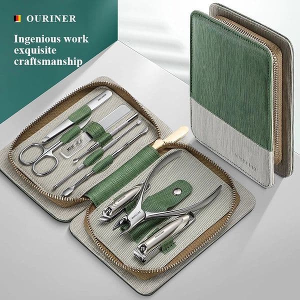 Arrivals Manicure Set Pedicure Sets Nail Clipper Stainless Steel Professional Nail Cutter Tools with Travel Case Kit 260427