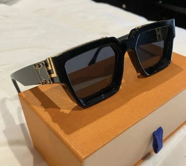 NEW Luxury MILLIONAIRE Sunglasses Full Frame Vintage Sunglass Designer Small Sunglasses For Men Women Shiny Gold Hot Sell Gold Plated Top 96006