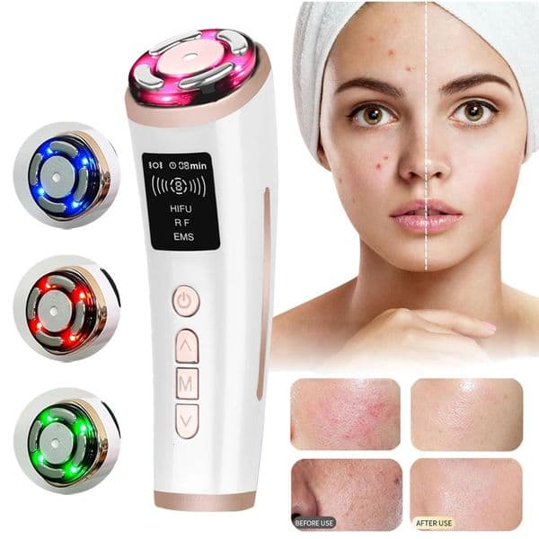 Hifu Face Machine Facial Massage EMS Facial Microcurrent Skin Rejuvenation -aging Facial Massager Mini Hifu Machine 260427
