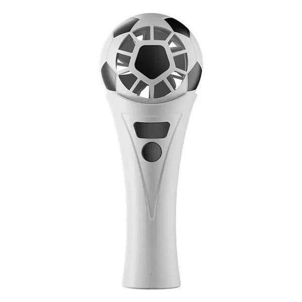 ESSENTIALS Stadium Shaped Soccer Handheld Portable USB Rechargeable Mini Fan Lightweight For Game Day, Travel Outdoor