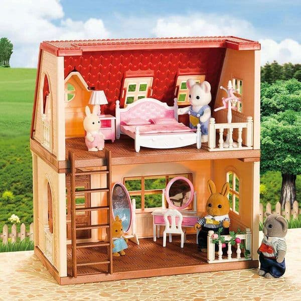 2025 New furniture gift simulation room forest family small west house rabbit animal model home play toys