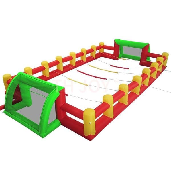 Outdoor activities 14mLx7mWx2mH (46x23x6.5ft) giant outdoor inflatable football court, cheap inflatable soccer field pitch games for sale