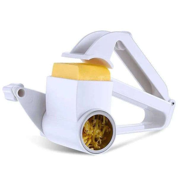 1Pcs Rotary Manual Handheld Grater with Stainless Steel Drum for Grating Hard Cheese Chocolate Nut JT241