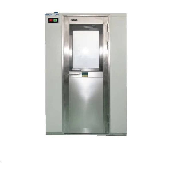 Jinda QS cold-rolled plate painted shower room, stainless steel air single-person dual-blow cargo shower, sterile and fully automatic