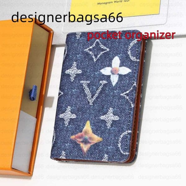 Top designer daisy flower Monogram wallet daisy card holder set bag clip POCKET ORGANIZER Skiing swimming card holder Golf wallets Card bags Multiple colors