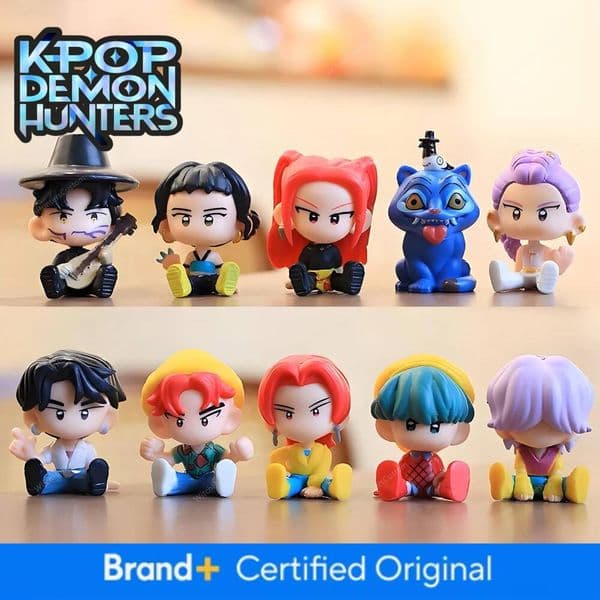 Hot 10 Pcs/Set Devil Hunter Rumi Zoe Mira Cute Desktop Anime Figure Collection Gifts