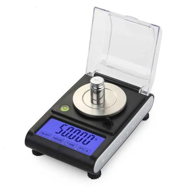 Luxury Designer Decor Digital Electronic Scale 50G Capacity 0.001G Precision - Touch LCD Jewelry, Diamond, Laboratory Counting Weight room B 6 13