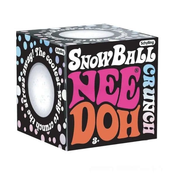 In stock new kids toys needoh squishy Snow Crunch Squeaky Stress Ball decompression toy for birthday gift wholesalefactory