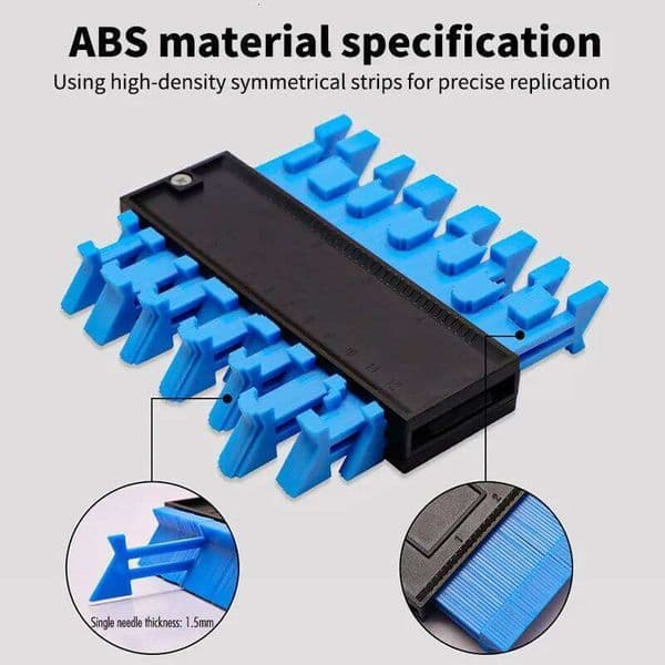 New Irregular Sampler Woodworking Curve Ruler Cutting Template Contour Copying With Locking Function Precise Transfer