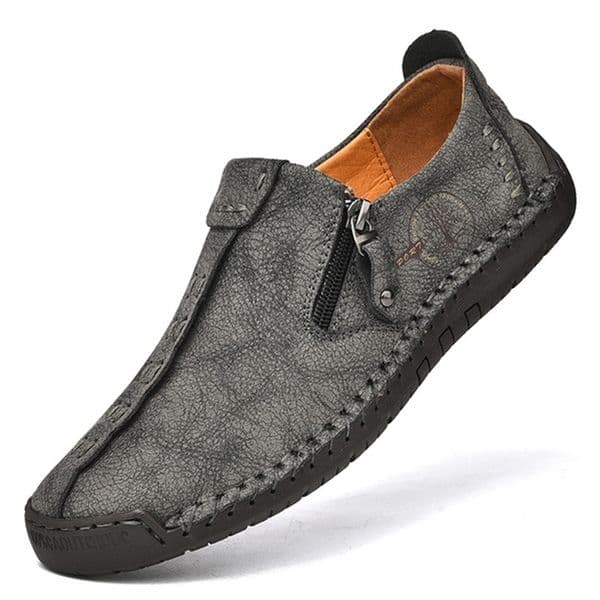 Comfortable Leather Men Shoes Casual Slip On Men Loafers Qlity Split Leather Shoes Men Flats Moccasins Shoes Plus Size 260427