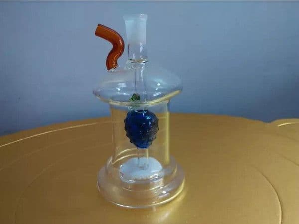 Sand core muffler glass bongs accessories Glass Smoking Pipes colorful mini multi-colors Hand Pipes Best Spoon glas
