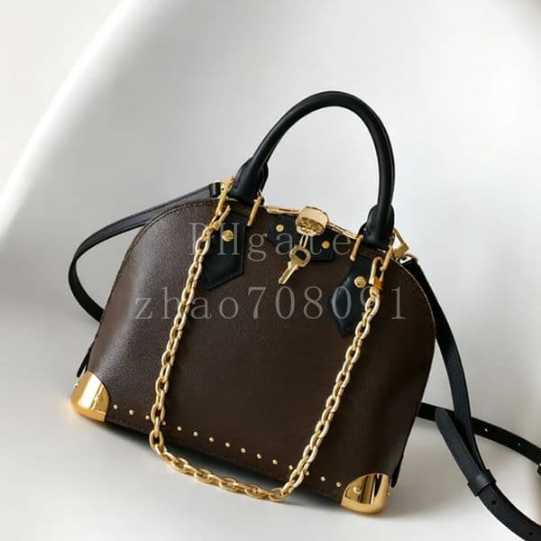 Coated canvas Shell bag Designer Bag BB size 22cm Cowhide-leather trims Shoulder Bag Luxury Handbag Diamond quality With box LA02J1