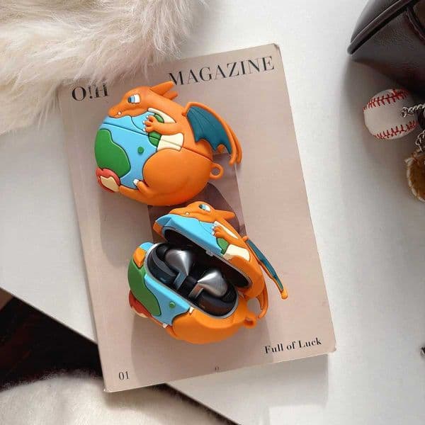 Cute dragon cartoon Case For Samsung Galaxy Buds 3 Pro FE 3Pro Funda Three dimensional silicone soft shell Protective Sleeve LL260428