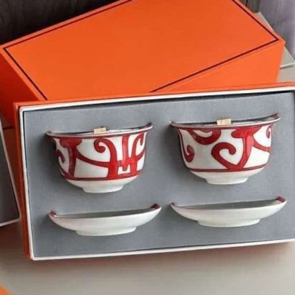 New Chinese Bowl, Aromatherapy Candle, Fragrance Living Room Decoration, 1 Box, 2 Pairs Of Gift Box Packaging B5 Bc1 B2