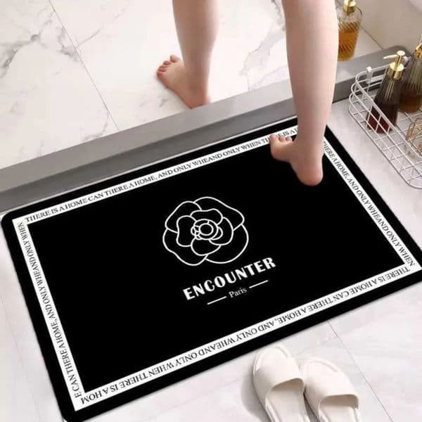 Luxury gift set Designer Decor Waterproof Anti-Slip Toiletry Room Entrance Rugs Made From Natural Diatoms Decoration For Home 4 66