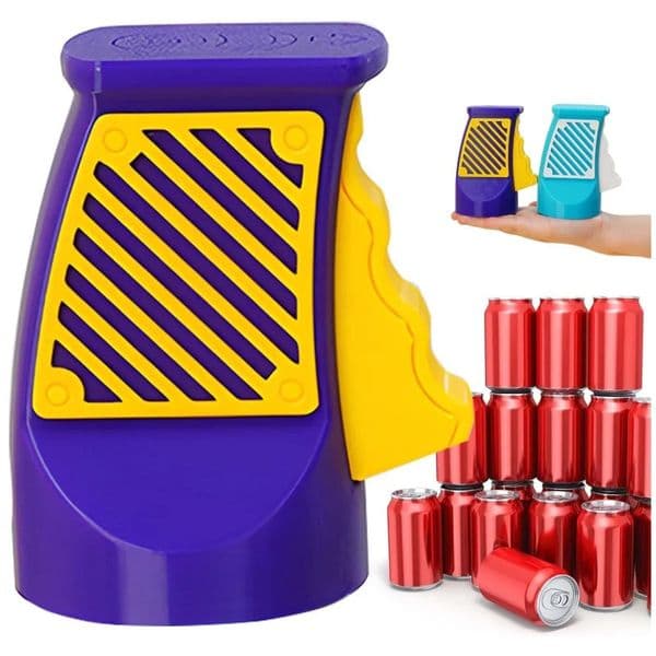 3D Printed Soda Can Opener Open beer and soda cans with one hand ergonomic handle easy to use nail-friendly tool 260427